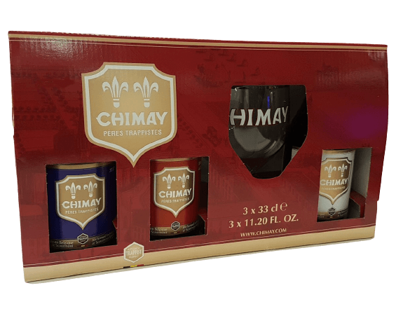 Chimay 3*0,33L+pohár ajándékcsomag