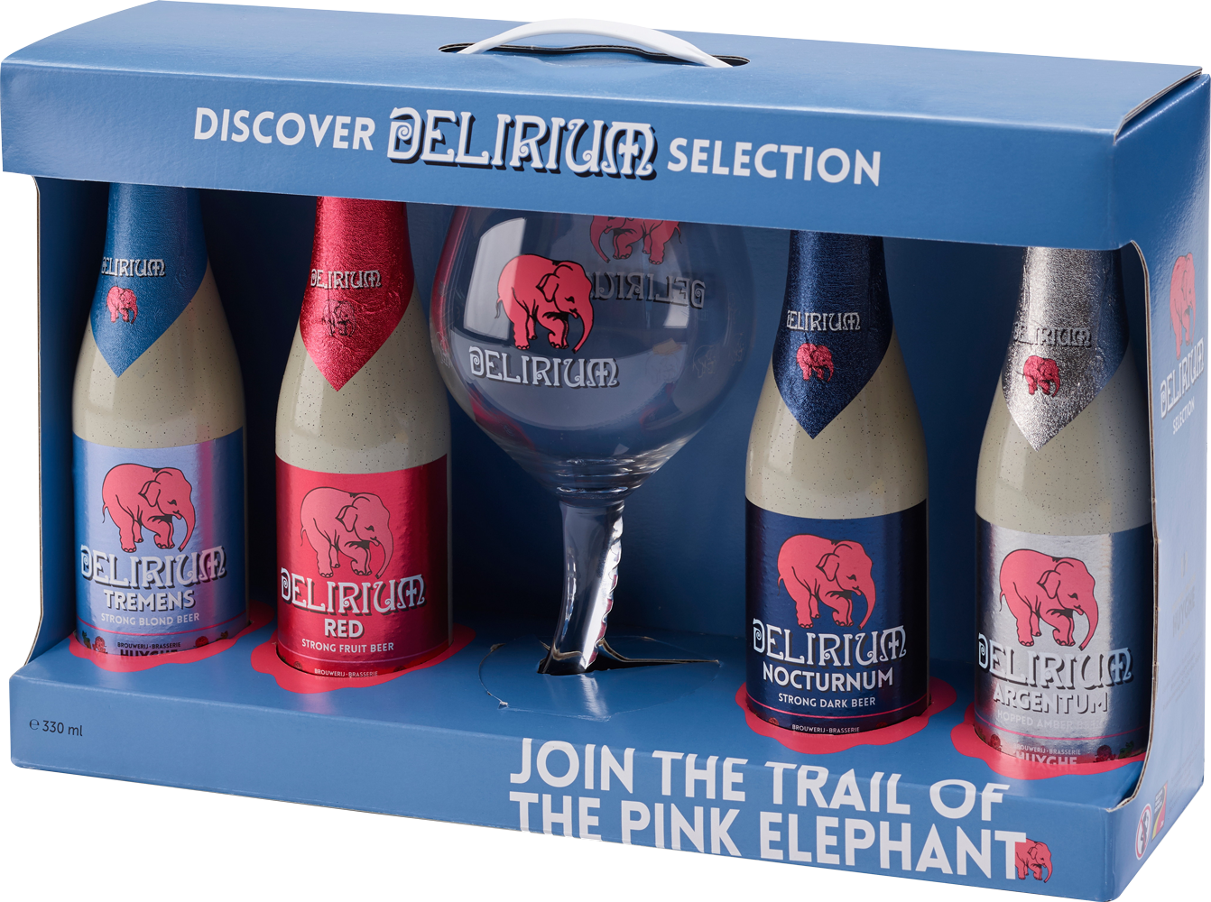 Delirium 4*0,33L+pohár Discovery Pack Delirium 4*0,33L+pohár Discovery Pack