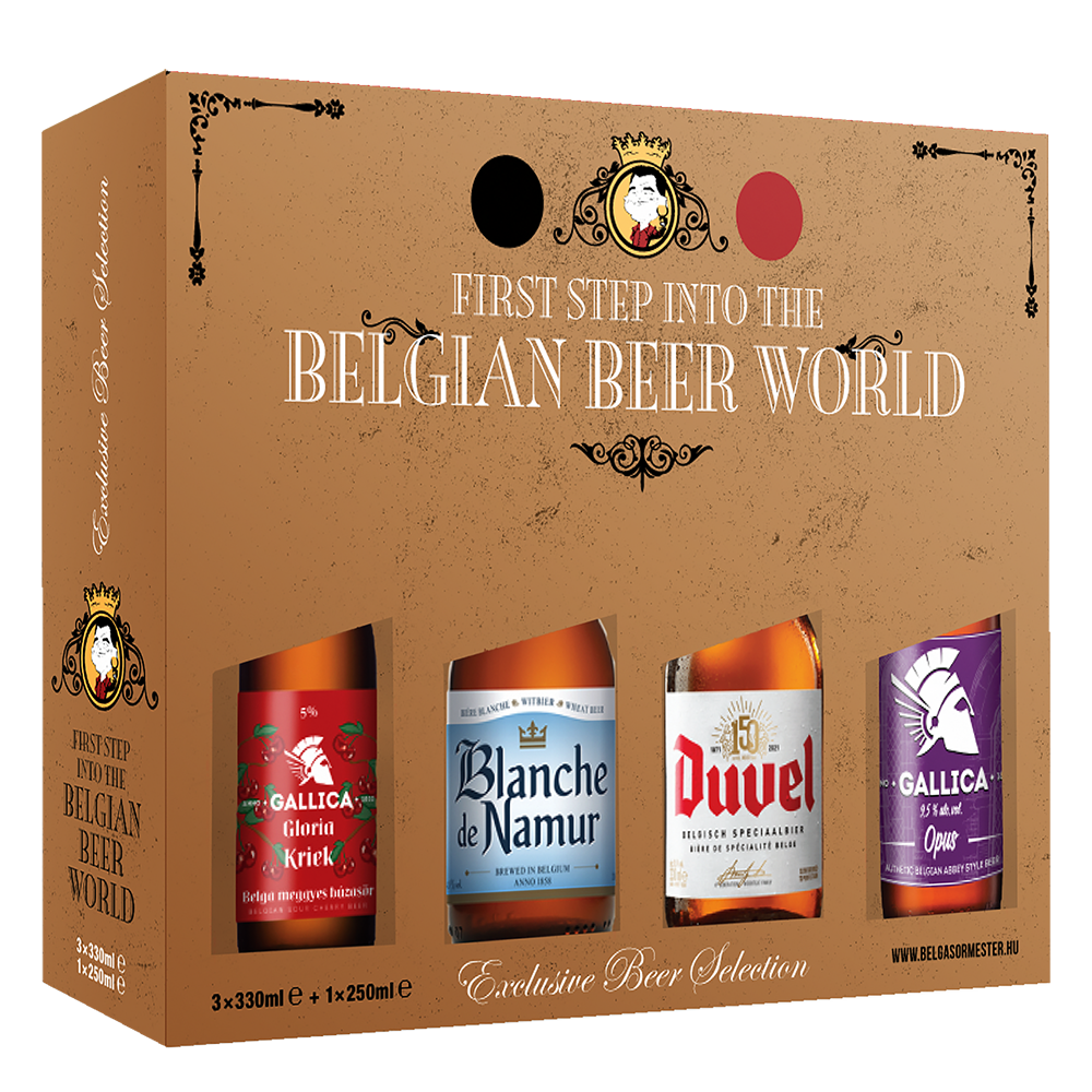 First Step into the Belgian Beer World 3*0,33L, 1*0,25L