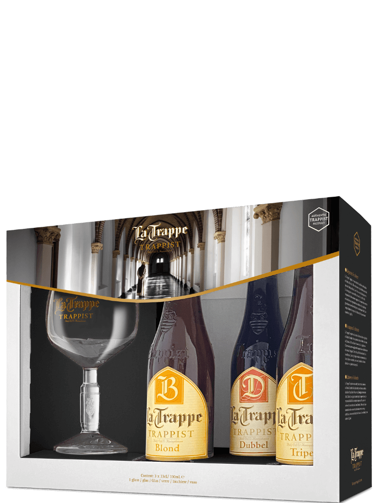 La Trappe 3*0,33L+pohár ajándékcsomag La Trappe 3*0,33L+pohár ajándékcsomag
