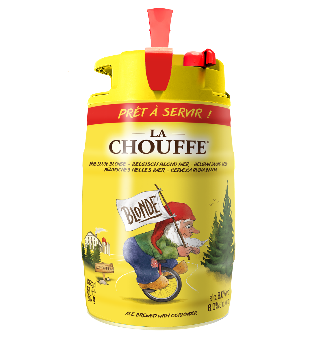 La Chouffe partyhordó La Chouffe partyhordó