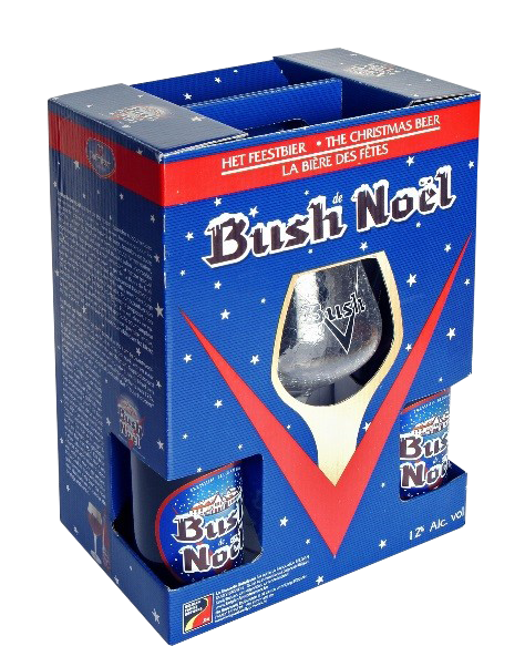 Bush Noel 4*0,33L+pohár ajándékcsomag Bush Noel 4*0,33L+pohár ajándékcsomag