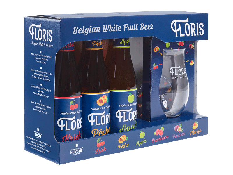 Floris gyümölcssör válogatás 6*0,33L+pohár Floris gyümölcssör válogatás 6*0,33L+pohár