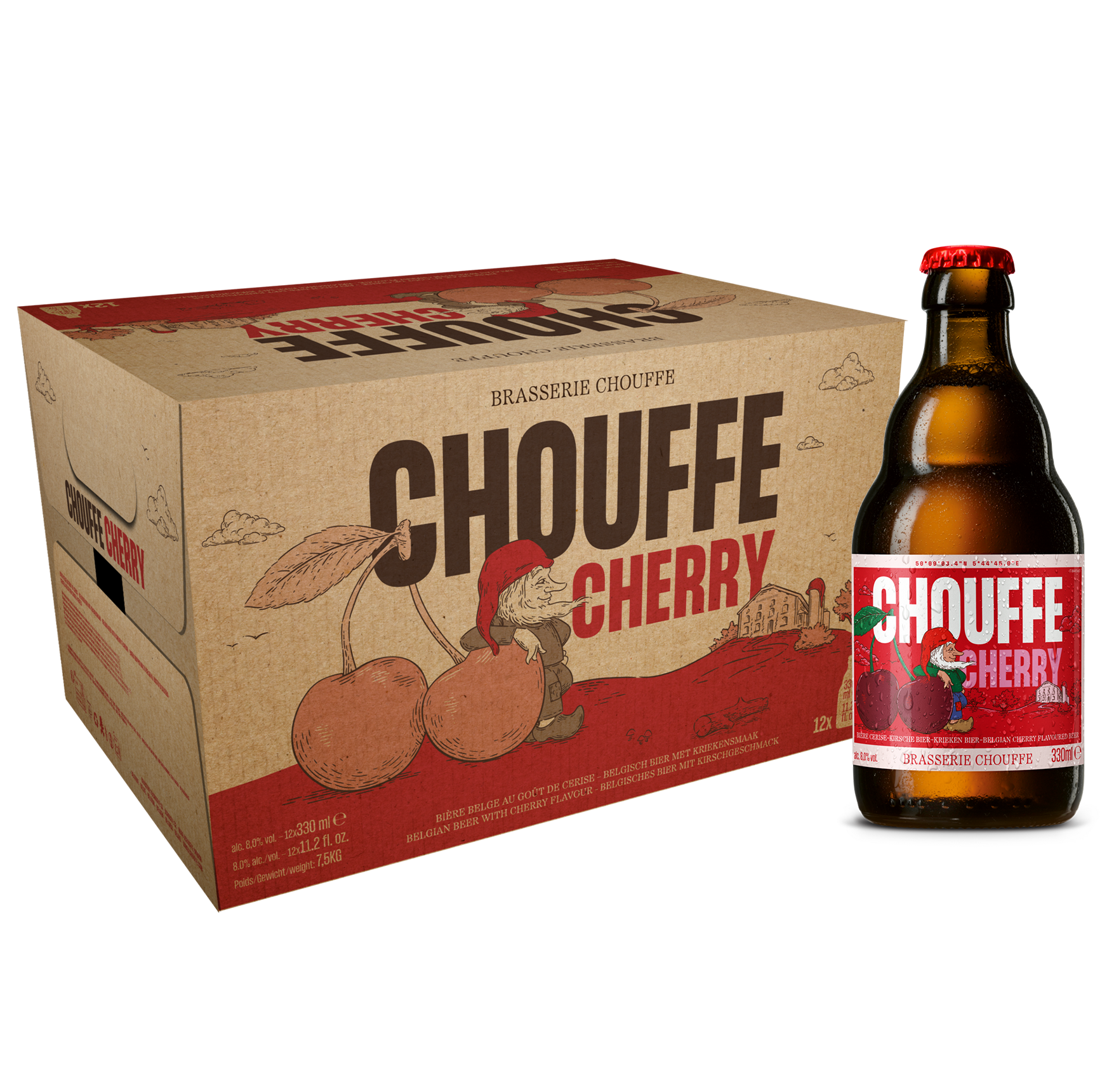 La Chouffe Cherry (12x0,33l) Papírkartonban La Chouffe Cherry (12x0,33l) Papírkartonban