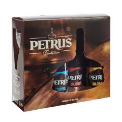 Petrus Tradition 3*0,33L+pohár ajándékcsomag