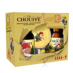 La Chouffe Ajándékcsomag 4*0,33l+pohár