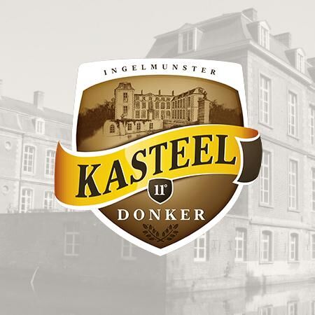 Kasteel Donker/Tripel 2*0,75L+2 pohár ajándékcsomag