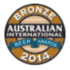 Australian International Beer Awards 2014 - Bronz Australian International Beer Awards 2014 - Bronz