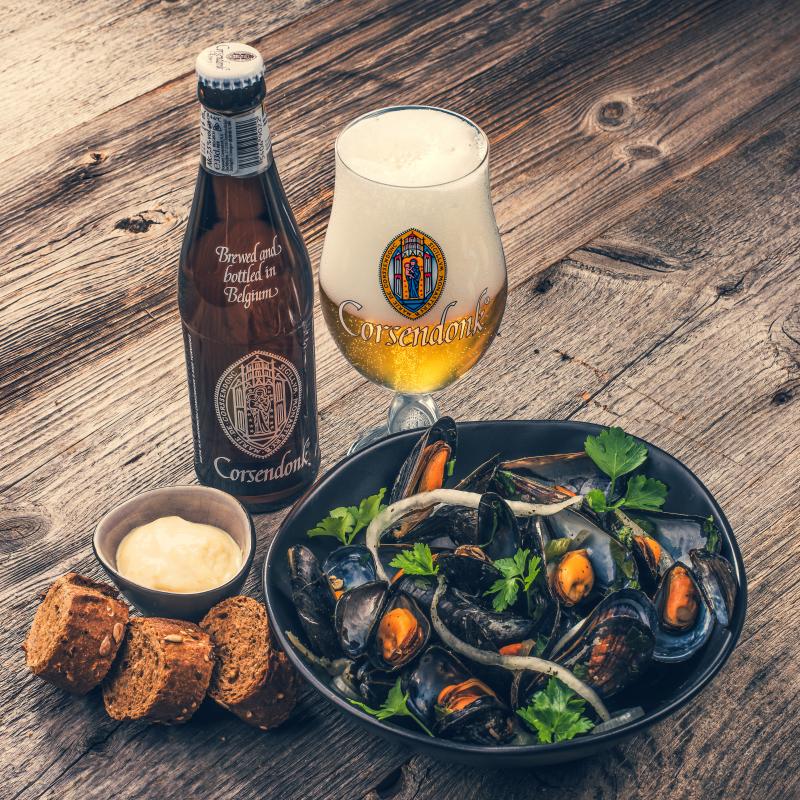 Corsendonk Agnusban párolt kagyló